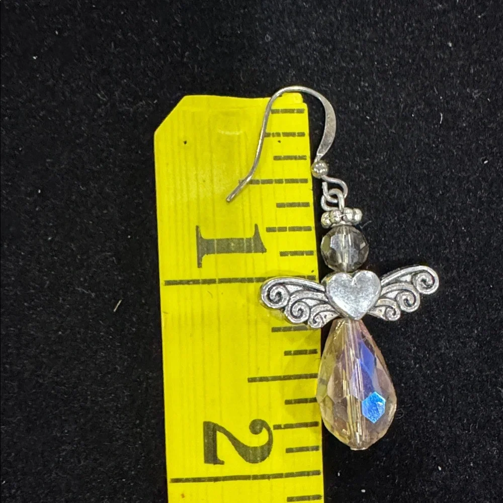 Elegant‎ Silver  Angel Wing Earrings